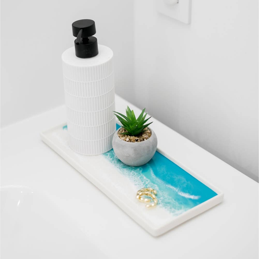L&L Tray Large Ceramic Resin
