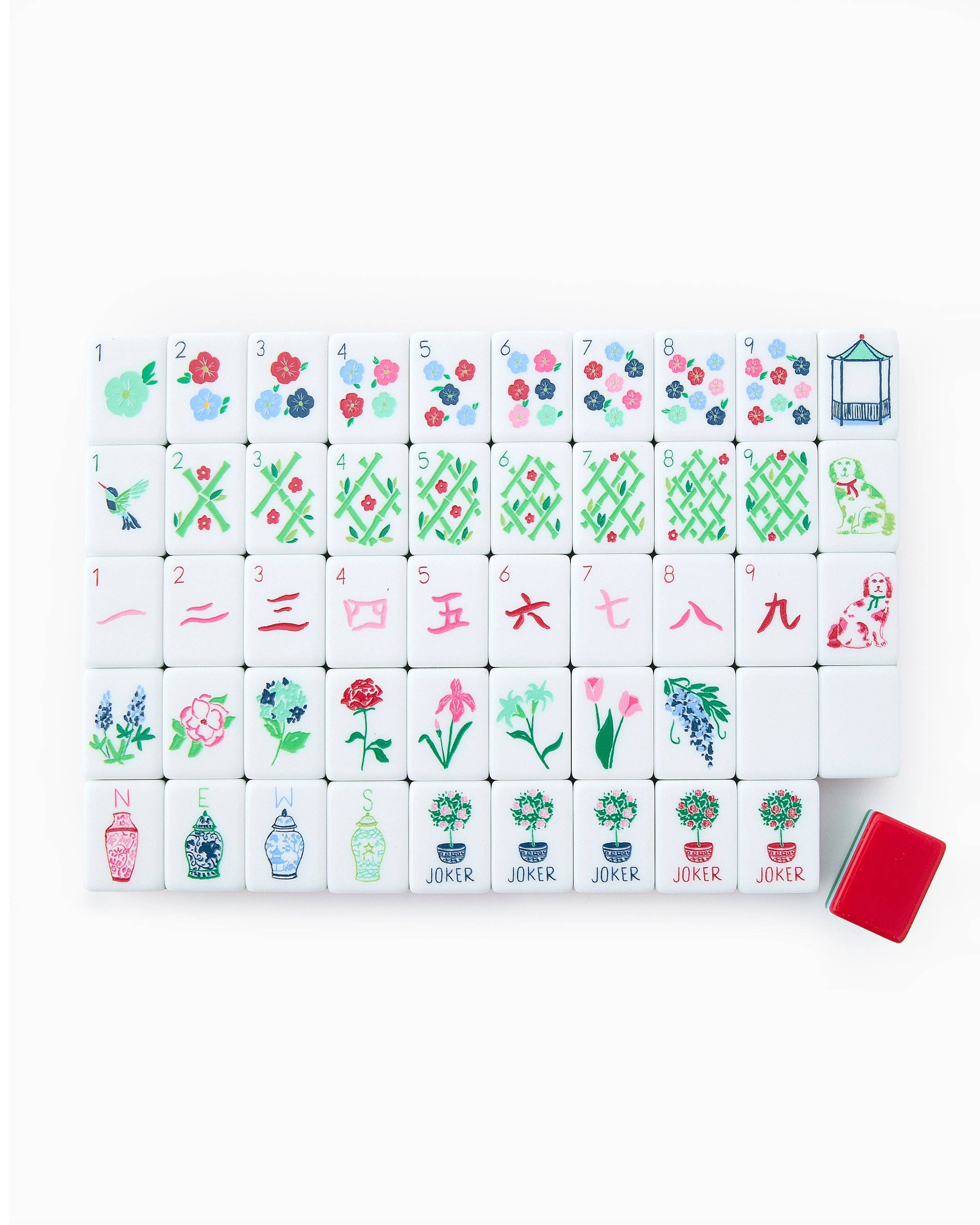 Oh My Mahjong Nantucket American Mahjong Tile Set - 160 Acrylic Tiles
