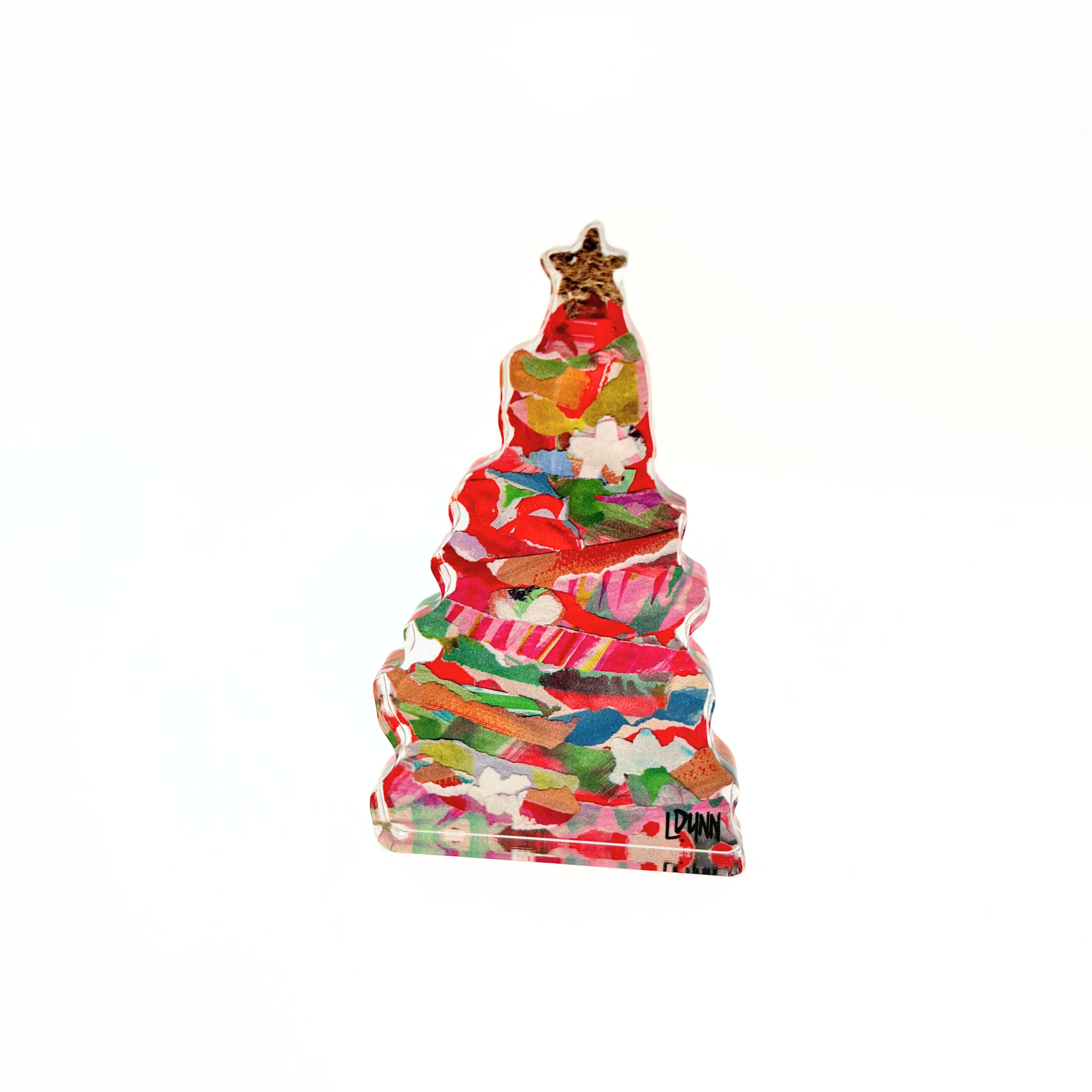 LDF RED ADORNED TREE BITTY