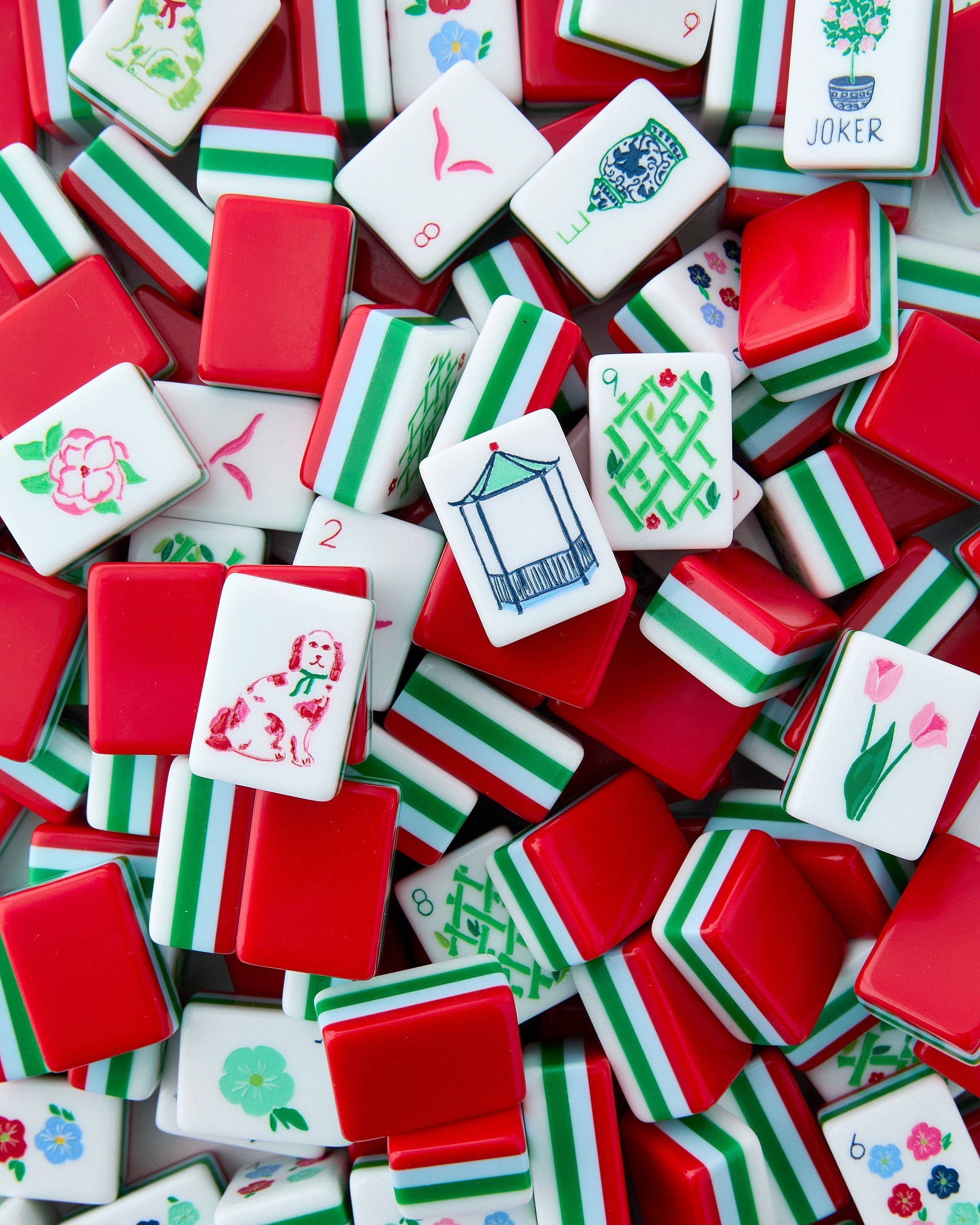 Oh My Mahjong Nantucket American Mahjong Tile Set - 160 Acrylic Tiles