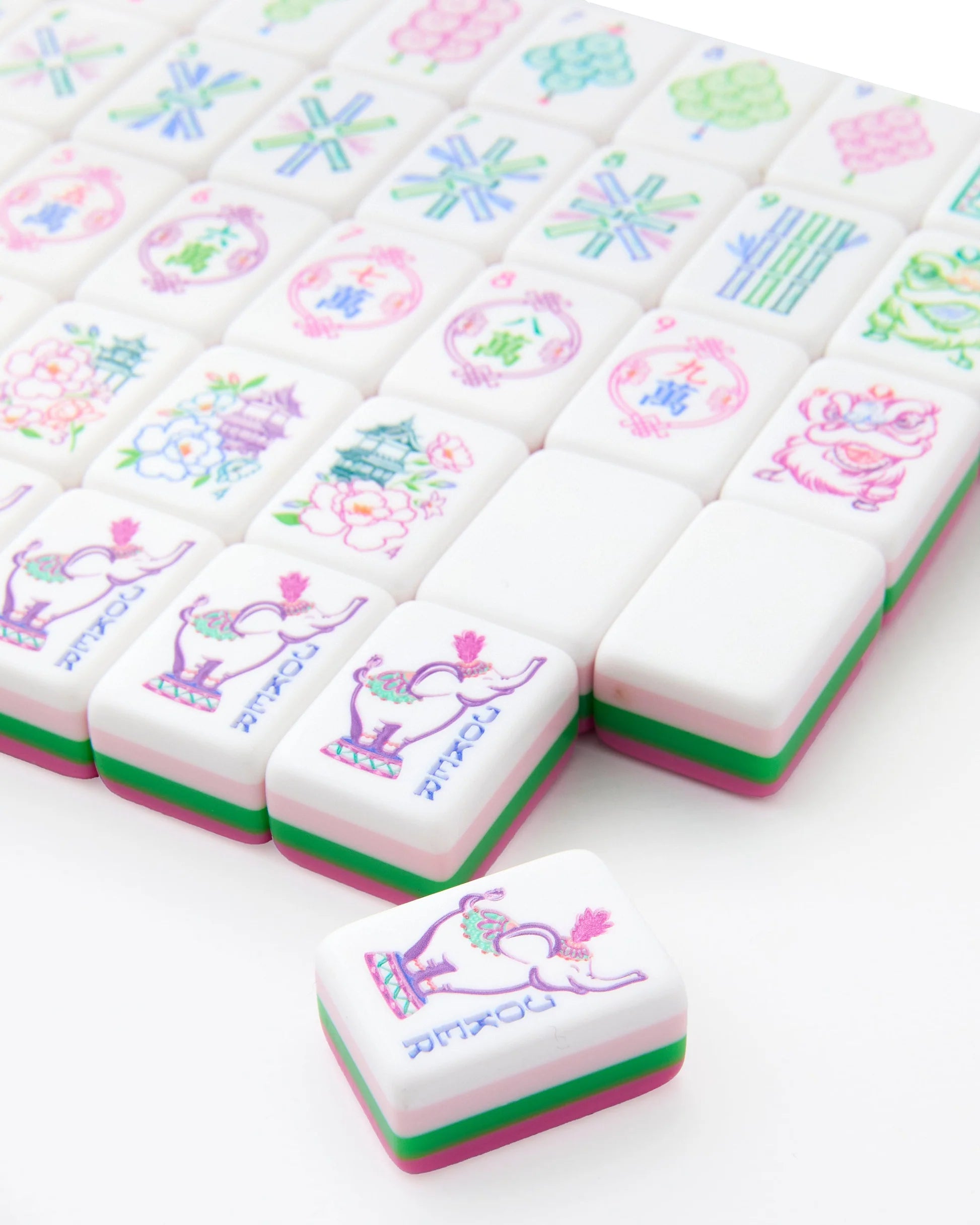 Oh My Mahjong Amara American Mahjong Tiles Set - 160 Acrylic Tiles