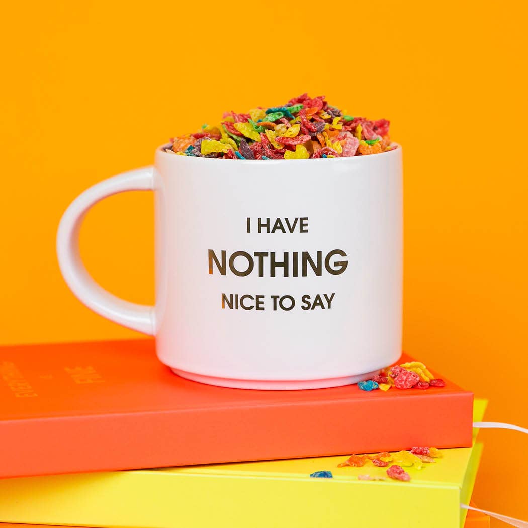 CGF Nothing Nice to Say Jumbo Stackable Mug
