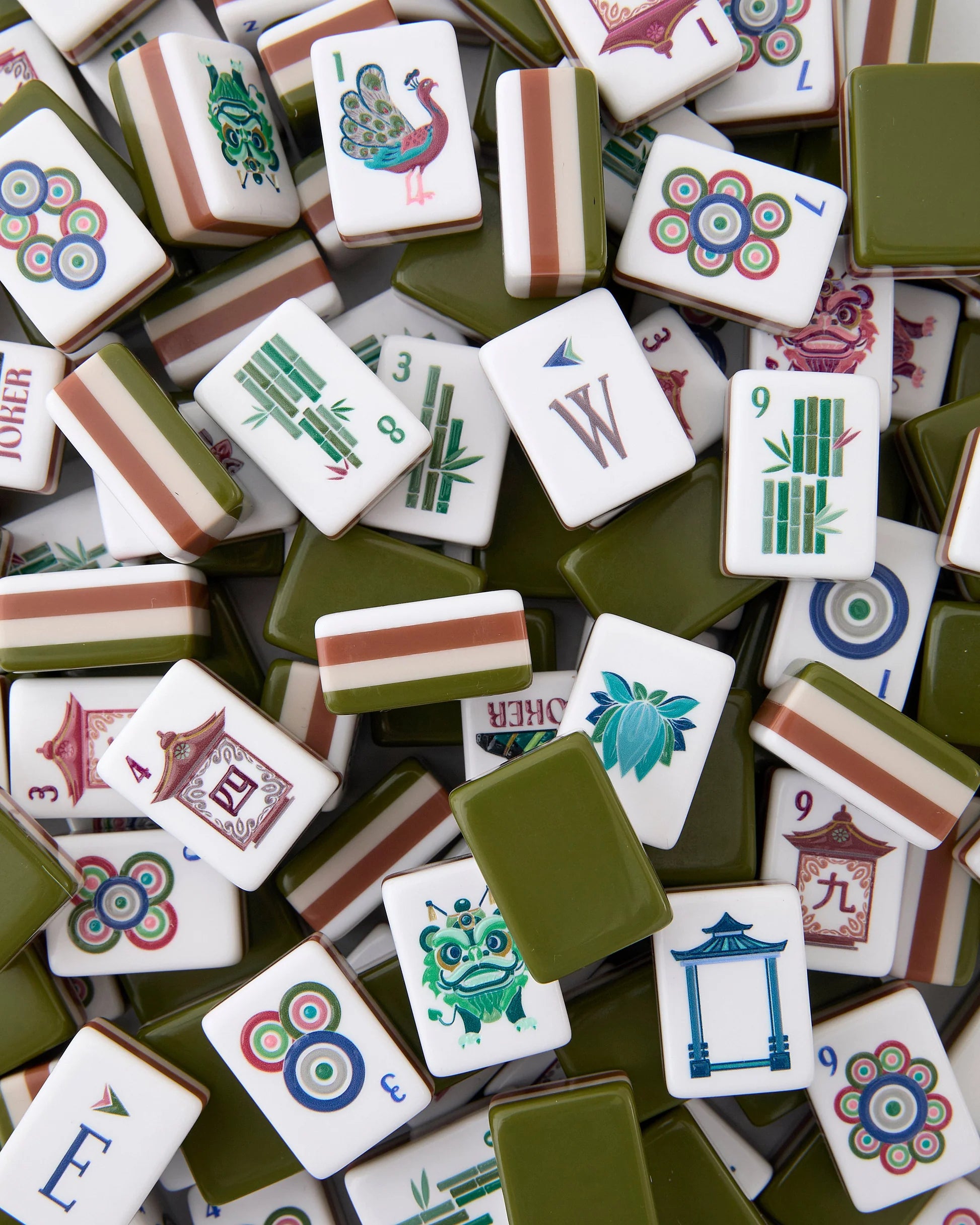 Oh My Mahjong Drake American Mahjong Tile Set - 160 Acrylic Tiles