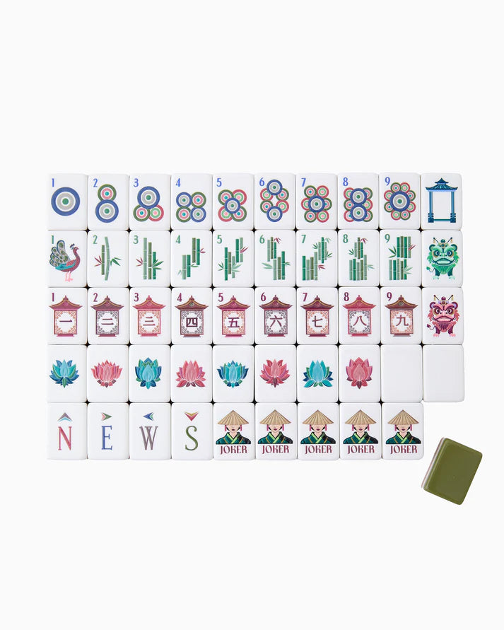 Oh My Mahjong Drake American Mahjong Tile Set - 160 Acrylic Tiles