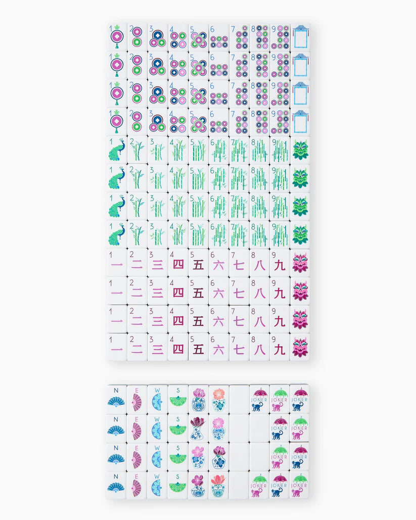 Oh My Mahjong Gemma American Mahjong Tile Set - 160 Acrylic Tiles
