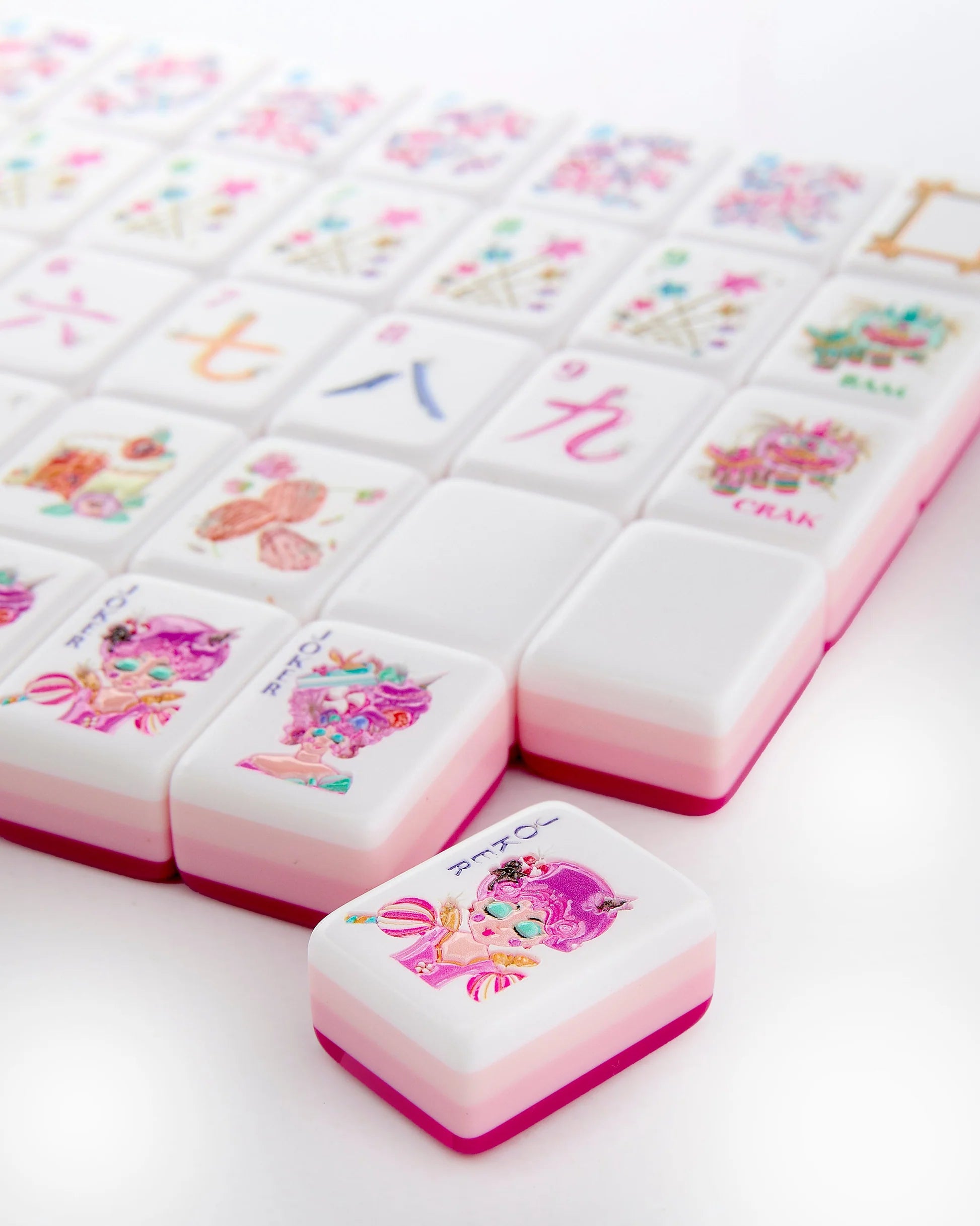 Oh My Mahjong Glitterville American Mahjong Tile Set - 160 Acrylic Tiles