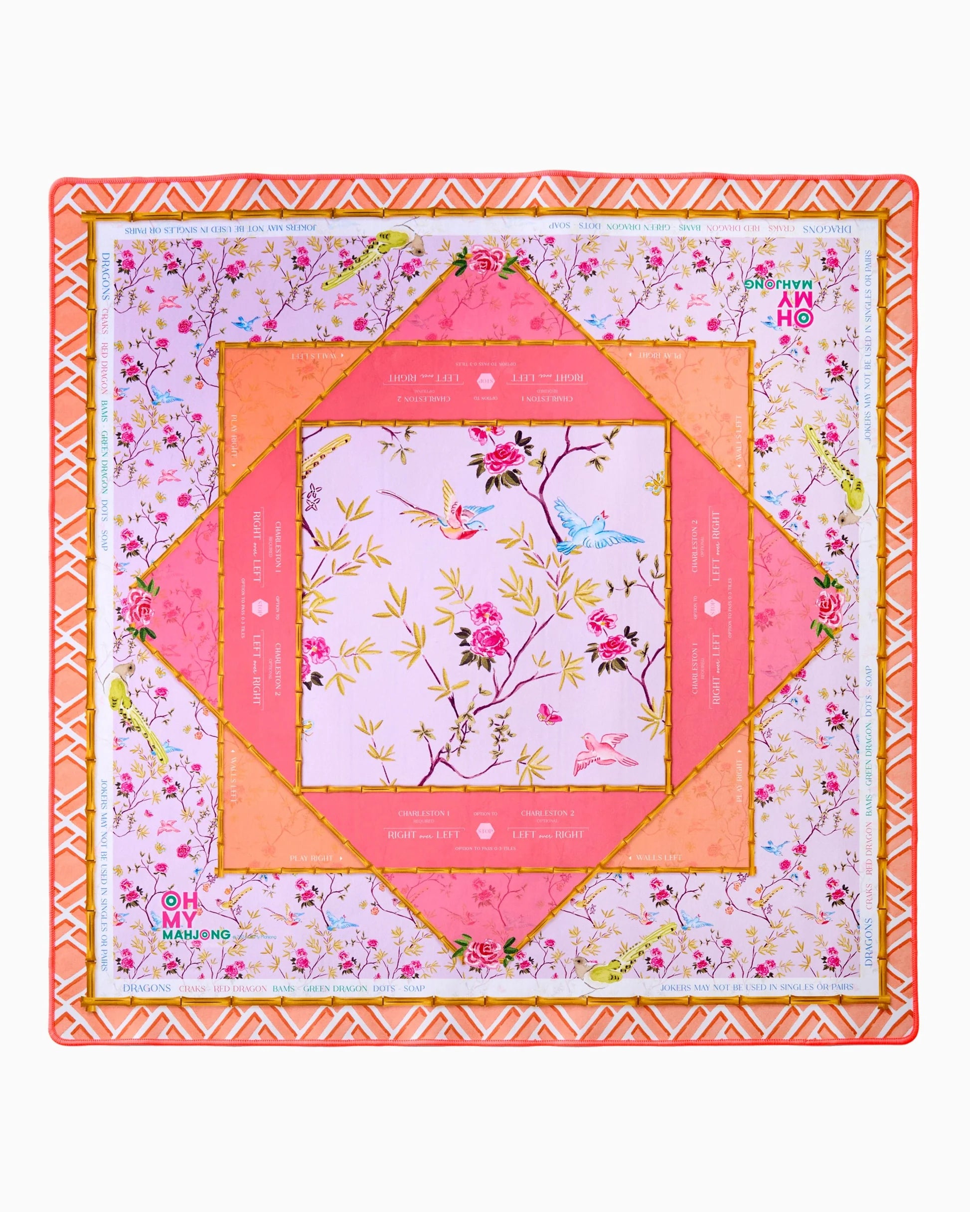 Oh My Mahjong Goldie Mahjong Mat In Tube