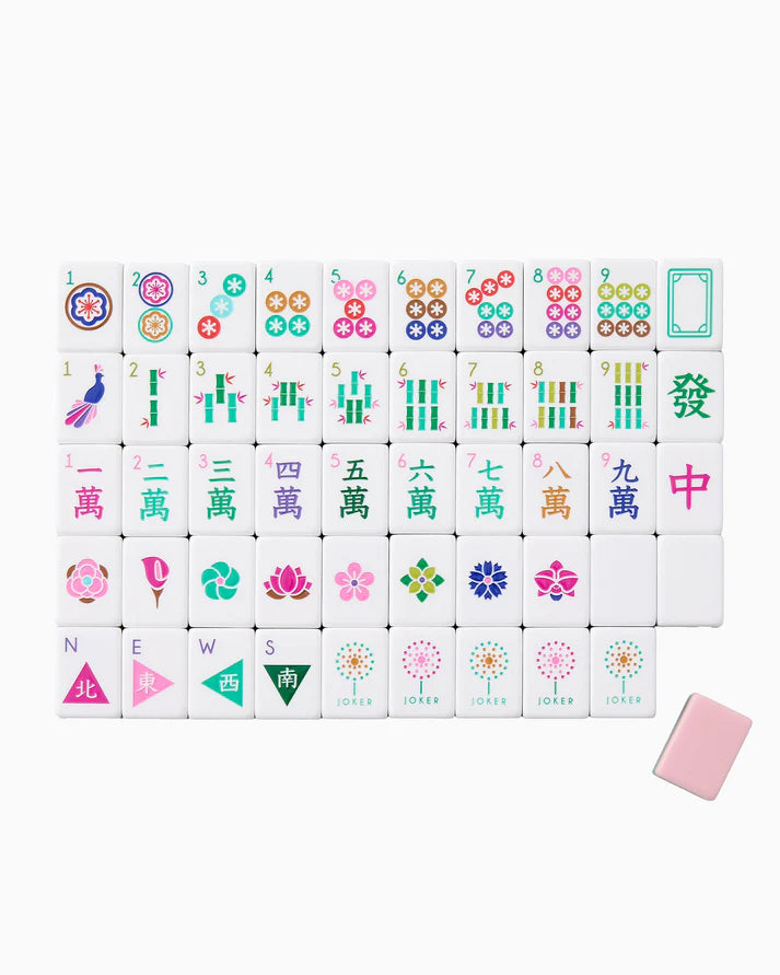 Oh My Mahjong La Fete American Mahjong Tile Set - 160 Acrylic Tiles