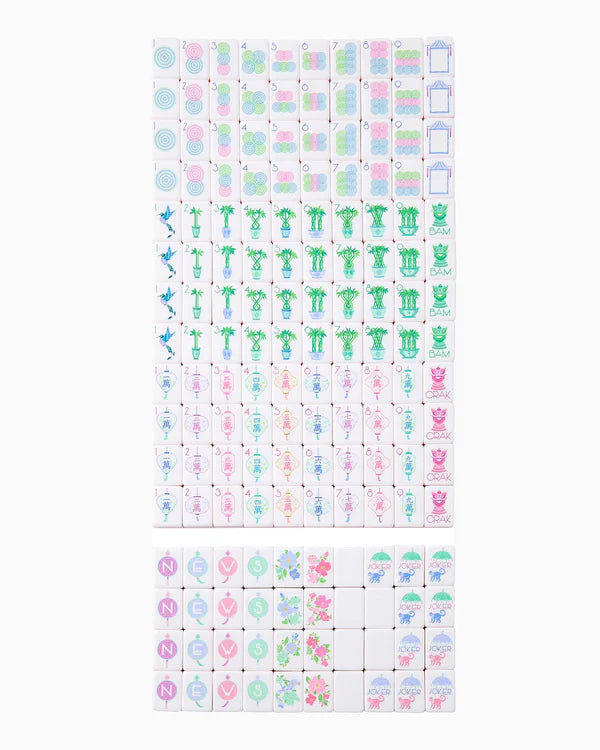 Oh My Mahjong Luminaire American Mahjong Tile Set - 160 Acrylic Tiles