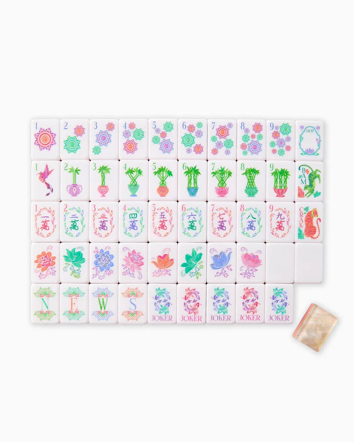 Oh My Mahjong Pearlescent American Mahjong Tile Set - 160 Acrylic Tiles