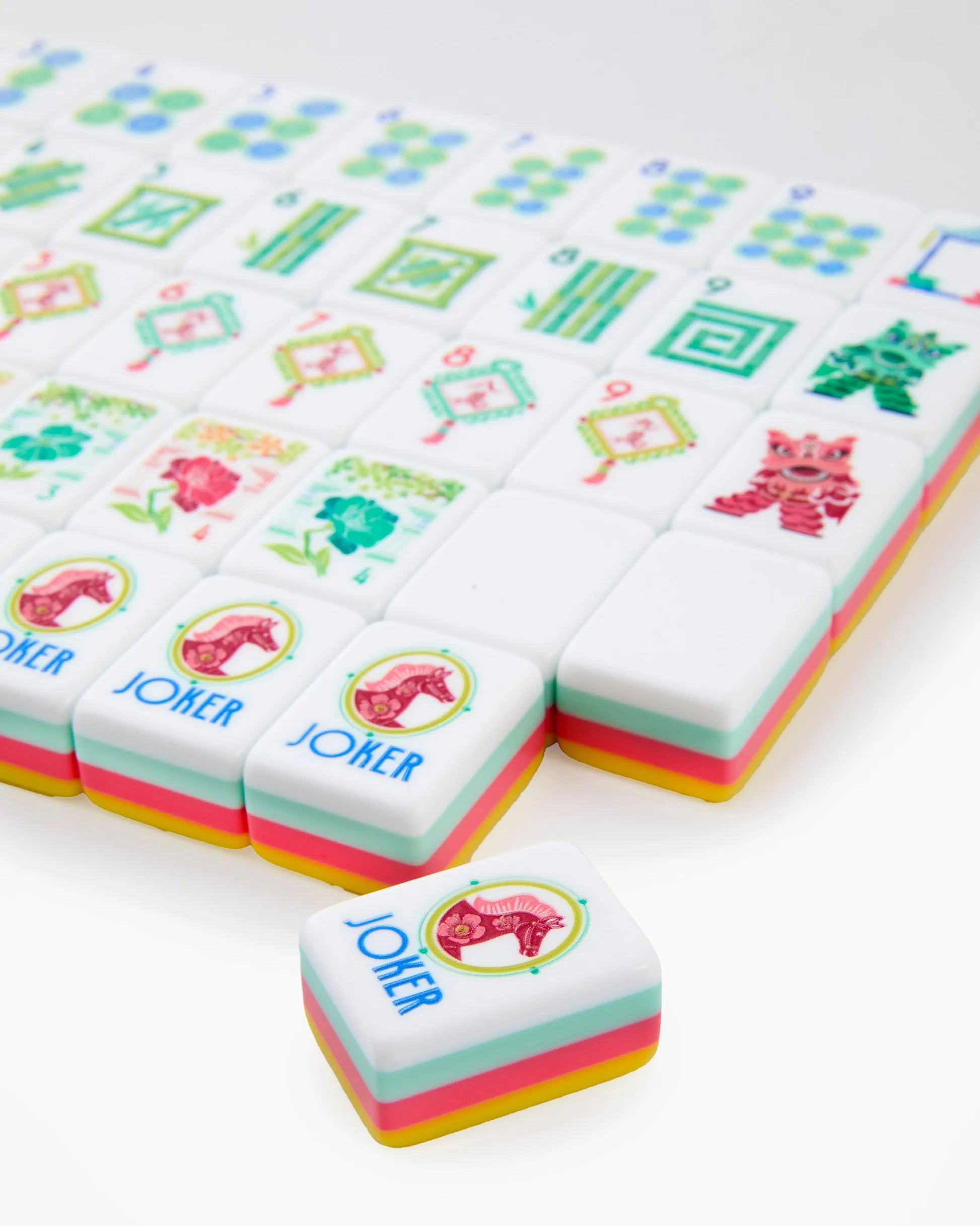 Oh My Mahjong Pippa American Mahjong Tile Set - 160 Acrylic Tiles
