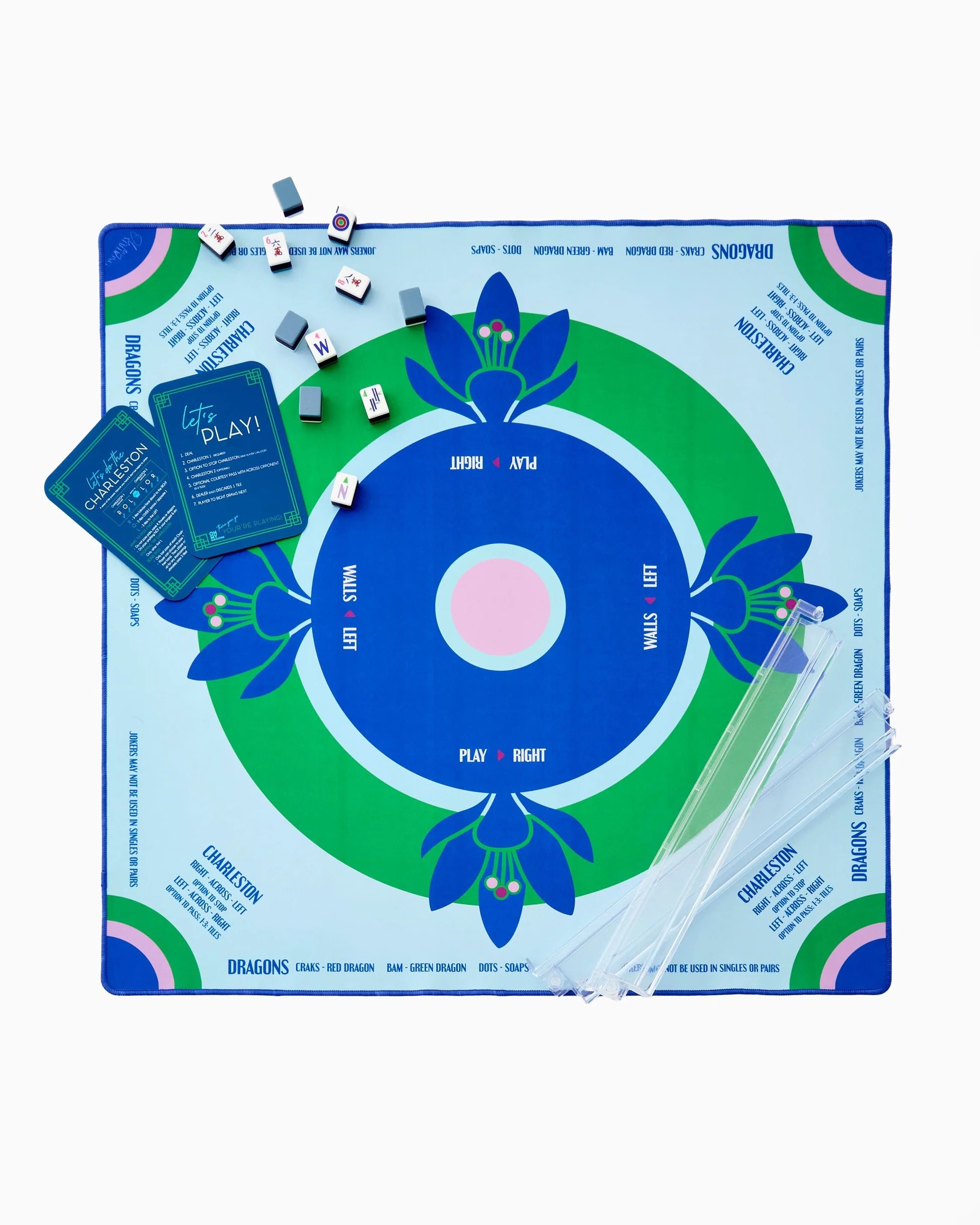 Oh My Mahjong Preppy Soiree Mahjong Mat In Tube