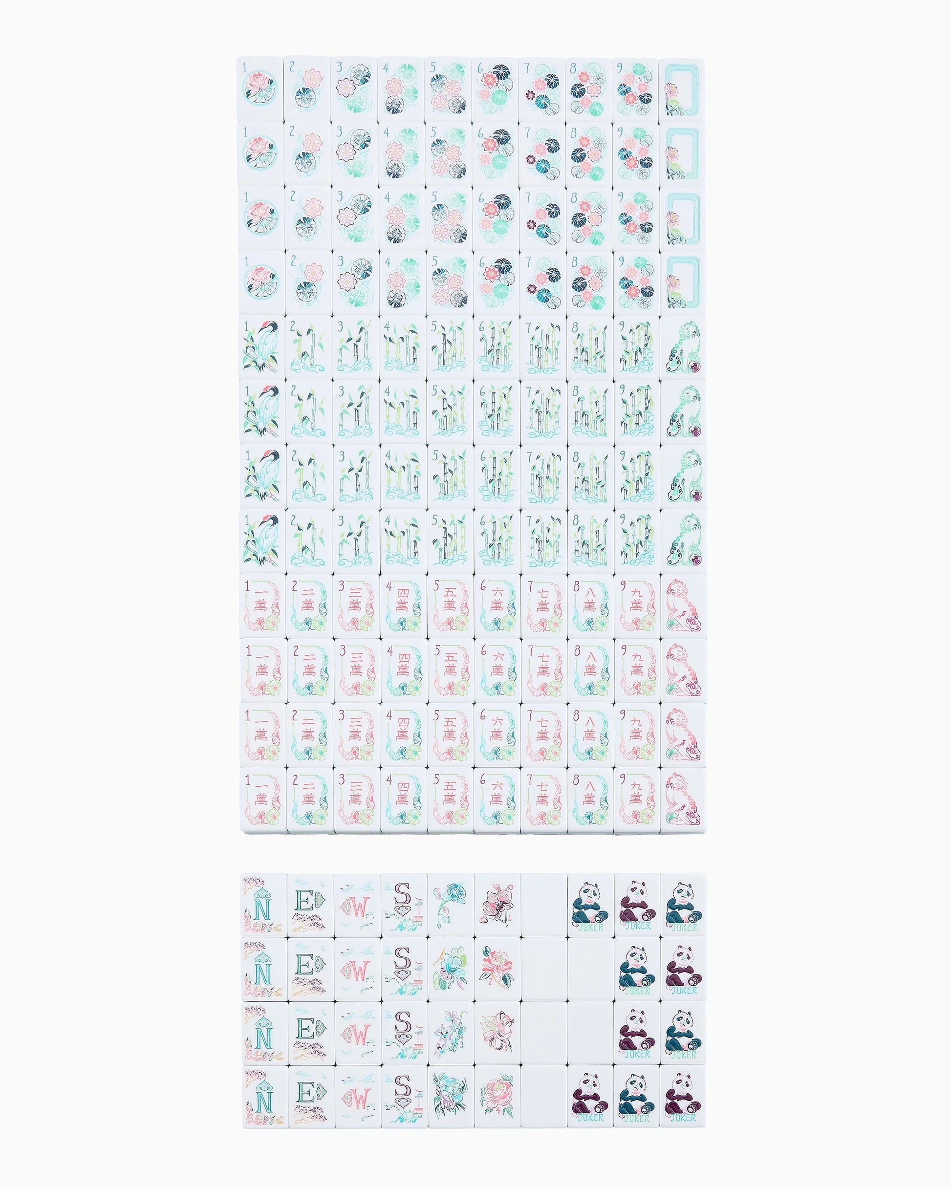 Oh My Mahjong Talulah American Mahjong Tiles - 160 Acrylic Tiles