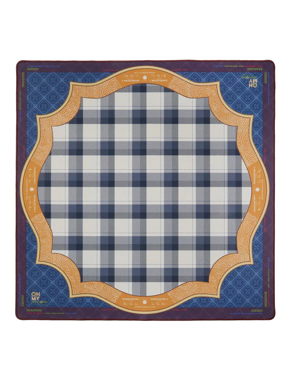 Oh My Mahjong Vanderbilt Mahjong Mat In Canvas Bag