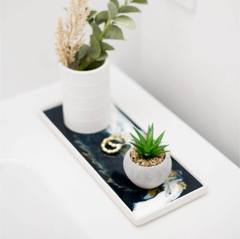 L&L Tray Large Ceramic Resin