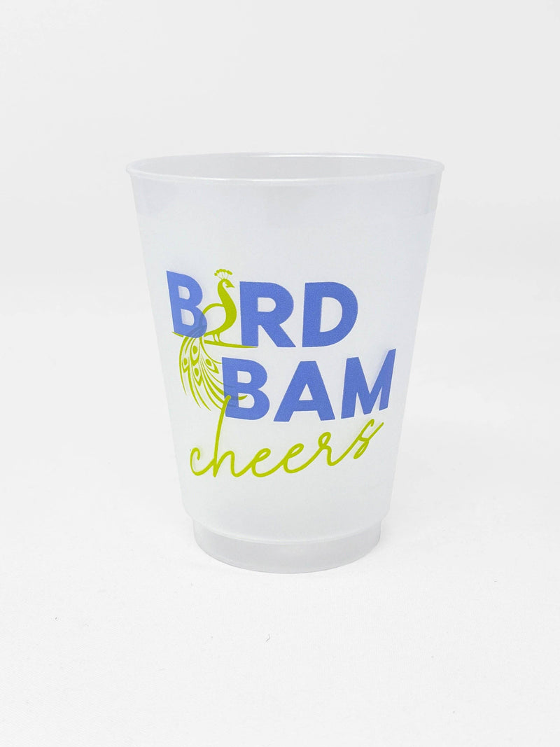 OMM Frosted Cup Bird Bam Cheers