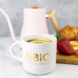 CG HBIC Head Bitch in Charge Gold Foil Coffee Mug