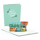 Best Flippin’ Dad Father's Day Card, 5x7" Pop-Up Cards