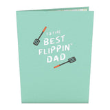 Best Flippin’ Dad Father's Day Card, 5x7" Pop-Up Cards