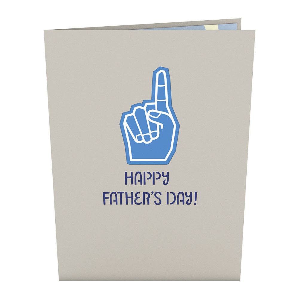 #1 Dad Pop-Up Cards, 5x7'' Card, Father's Day