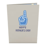 #1 Dad Pop-Up Cards, 5x7'' Card, Father's Day