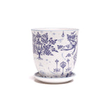 CHIVE Planter Blue Birds Porcelain Liberte / 3.25"