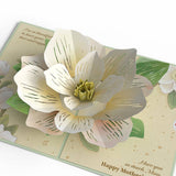 Mother’s Day Magnolia Card, 5x7" Pop-Up Cards