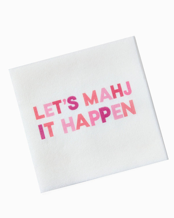 OMM Napkins Let's Mahj