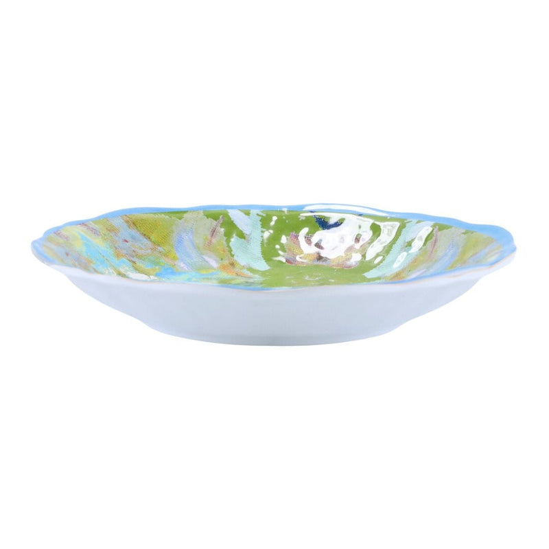 LPD Serving Bowl Stained Glass Green Melamine