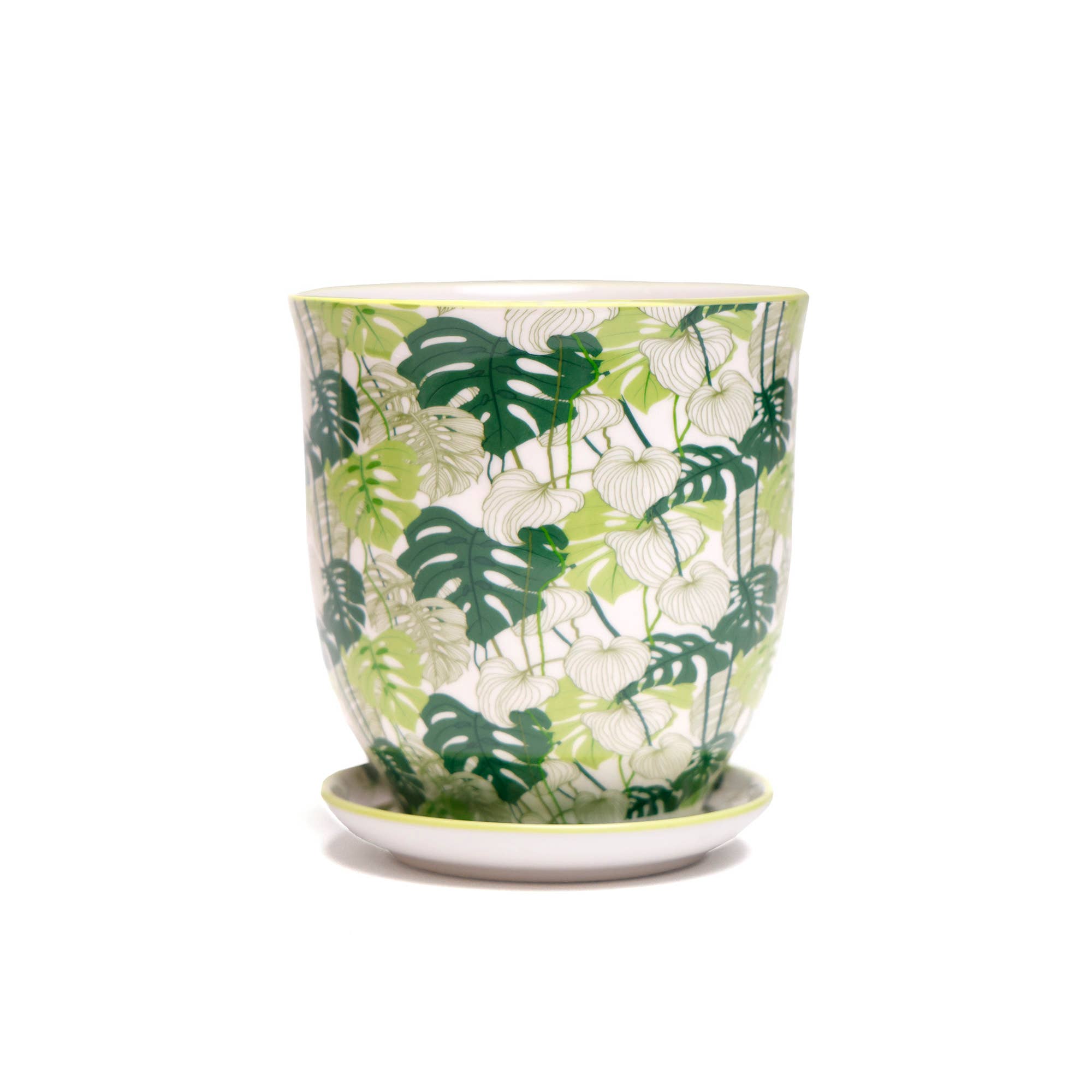 CHIVE Planter Red Roses Porcelain Liberte  / 3.25"