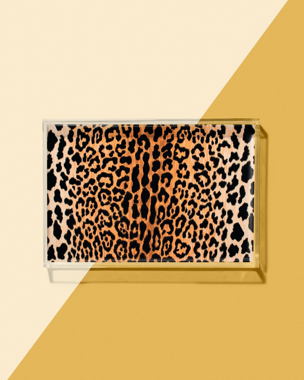 TBT Tray Leopard Print Small