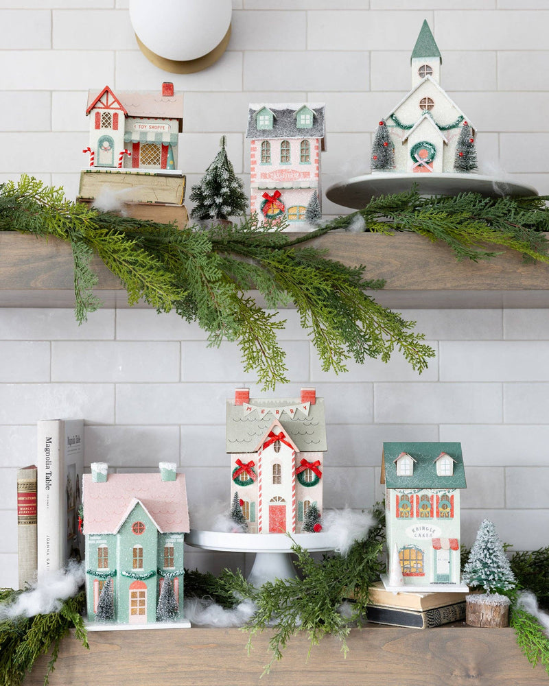 MME Decor Christmas Village Toy Shop