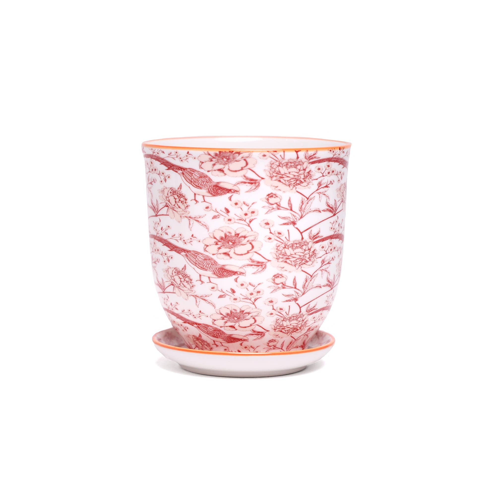 CHIVE Planter Red Roses Porcelain Liberte  / 3.25"