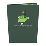 Tee-rific Dad Card, 5x7" Pop-Up Cards