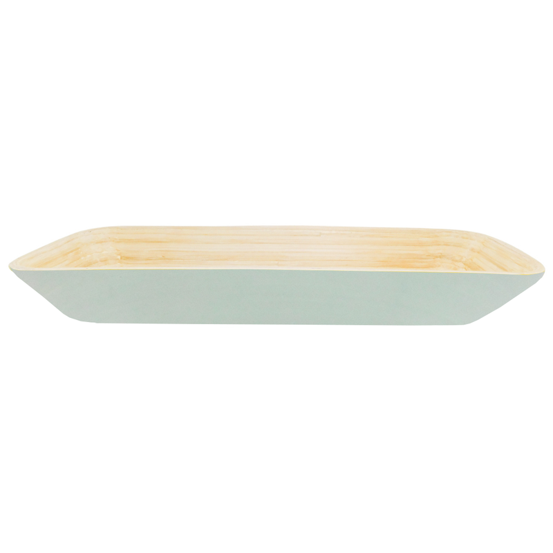 LPD Rectangle Tray Robin's Egg Bamboo Tray: One Size