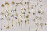 Gold and Crystal Minimalist Duster Drops