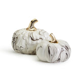 TCO Pumpkins Marbled Black & White Ceramic