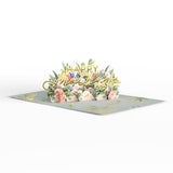 Mother’s Day Peonies Card, 5x7" Pop-Up Cards