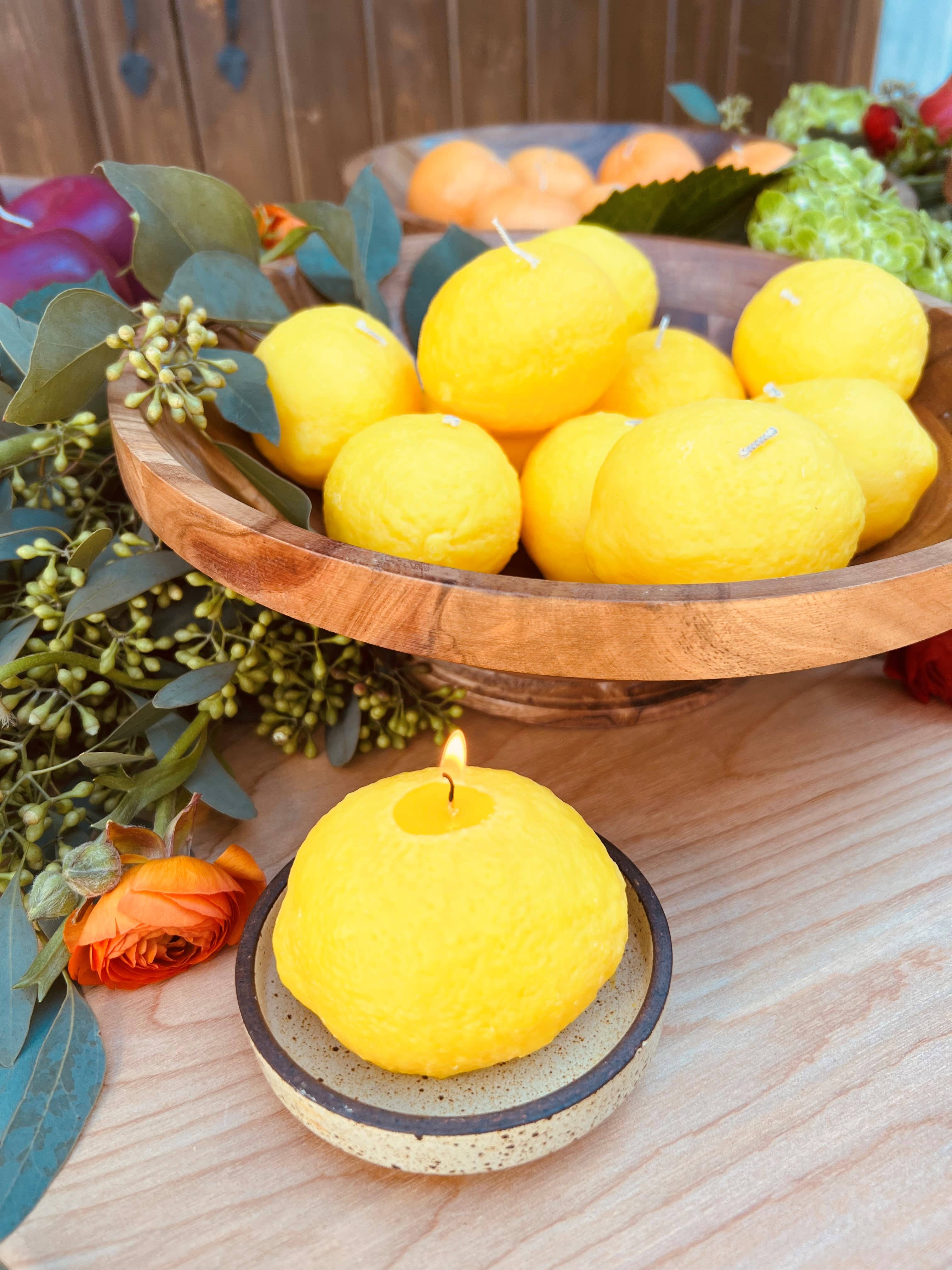 Pixie Candle Lemon Shaped