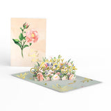 Mother’s Day Peonies Card, 5x7" Pop-Up Cards