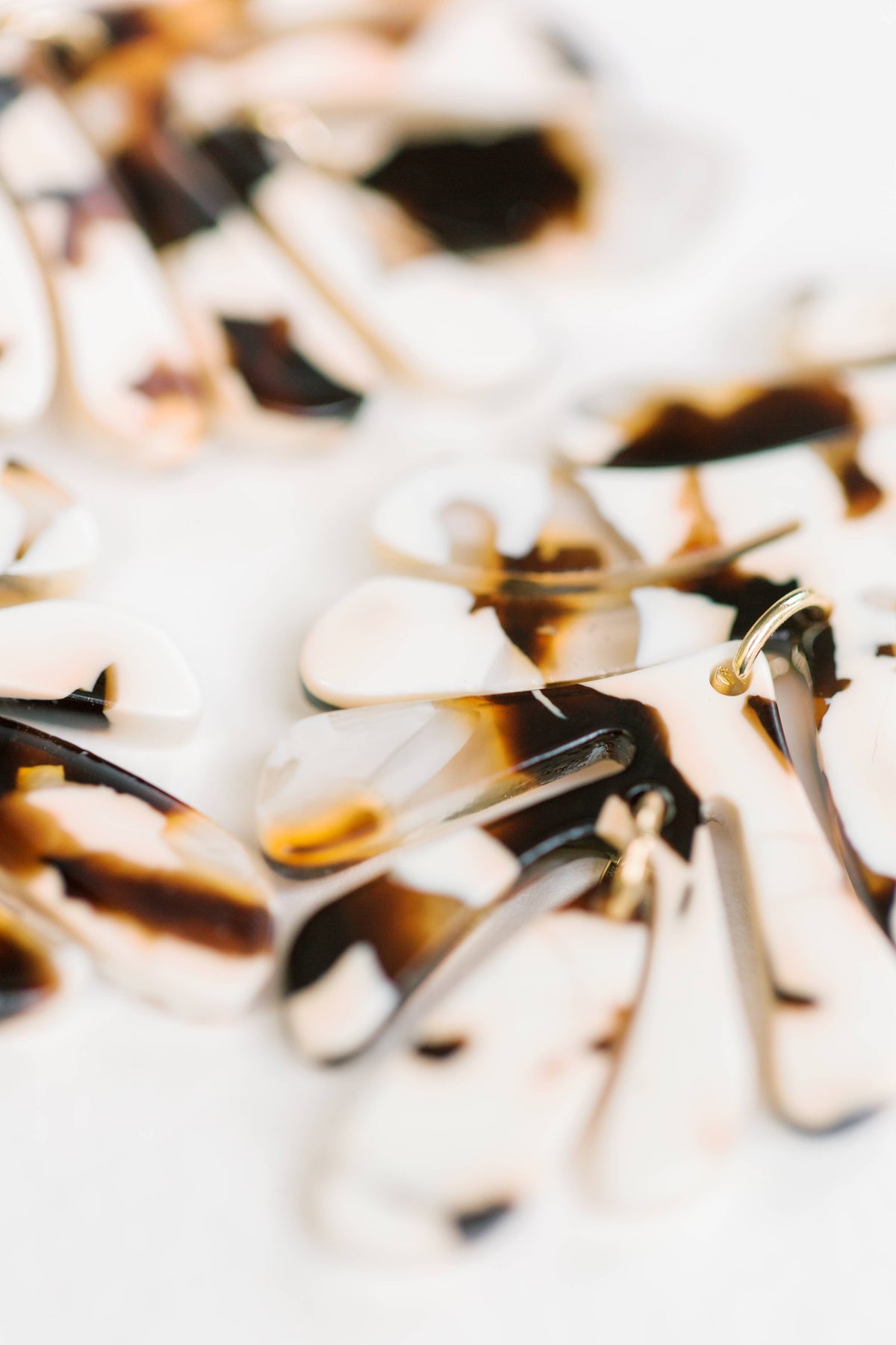 Cocoa Petite Palm Drop Statement Earrings