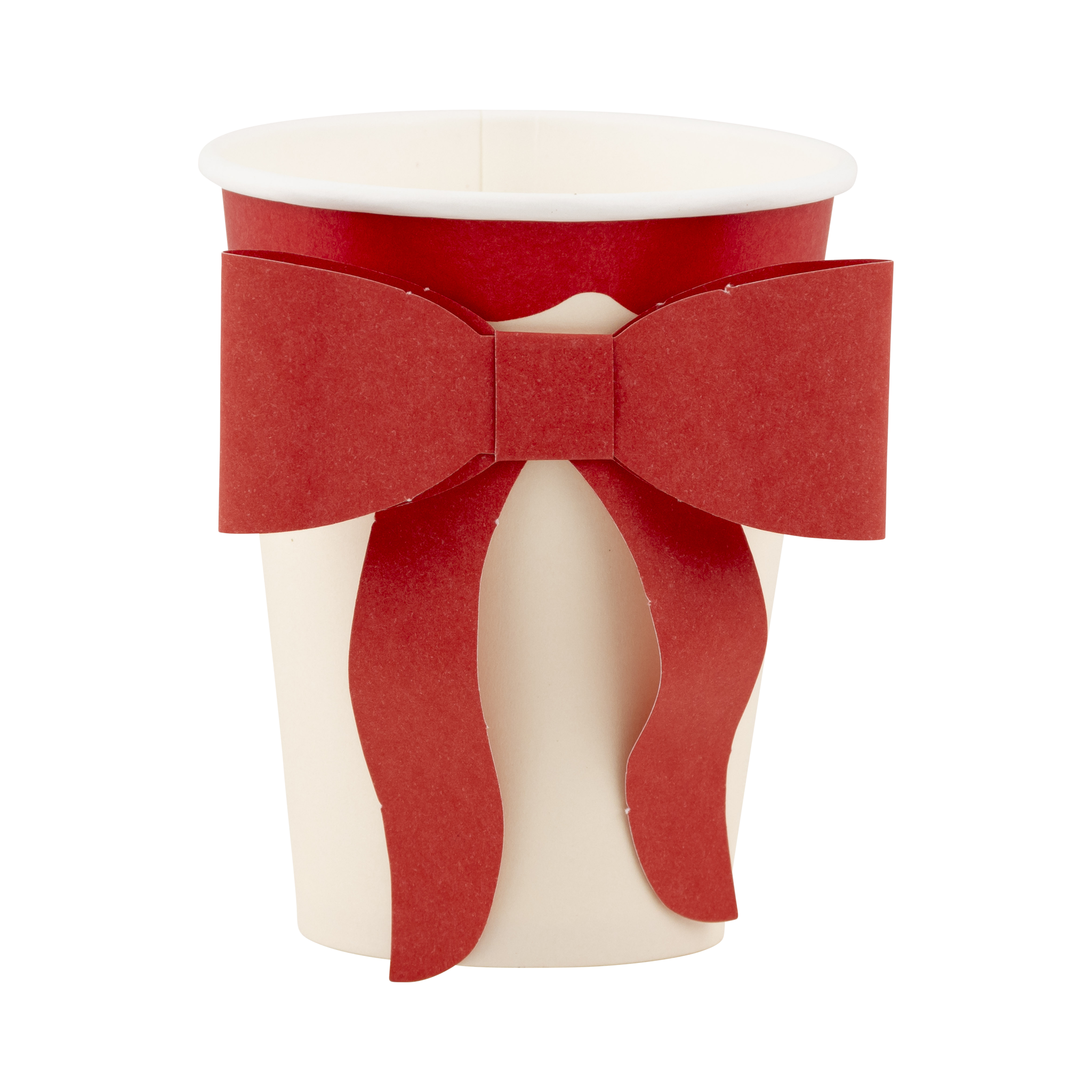 MME Paper Cups Red and Pink Bow
