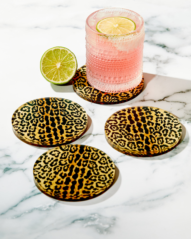 TBT Coaster Leopard Print Each