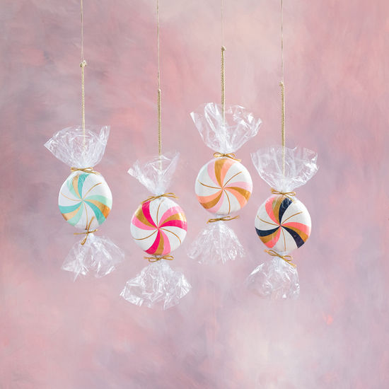 OHE Ornament Candy Wrapped Asst Each