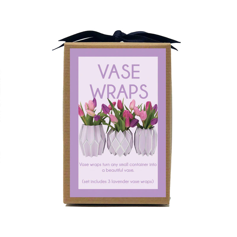 LGD Vase Wrap Lavender Paper