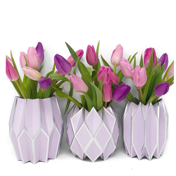 LGD Vase Wrap Lavender Paper