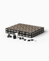 PW Lacquered Backgammon, Black