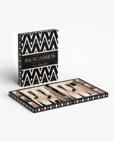 PW Lacquered Backgammon, Black