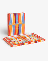 PW Lacquered Backgammon, Red