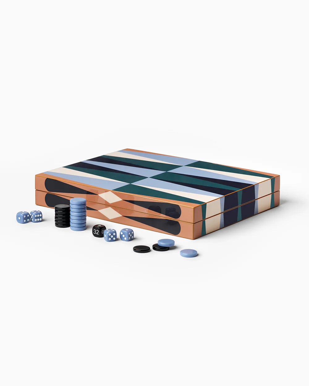 PW Lacquered Backgammon